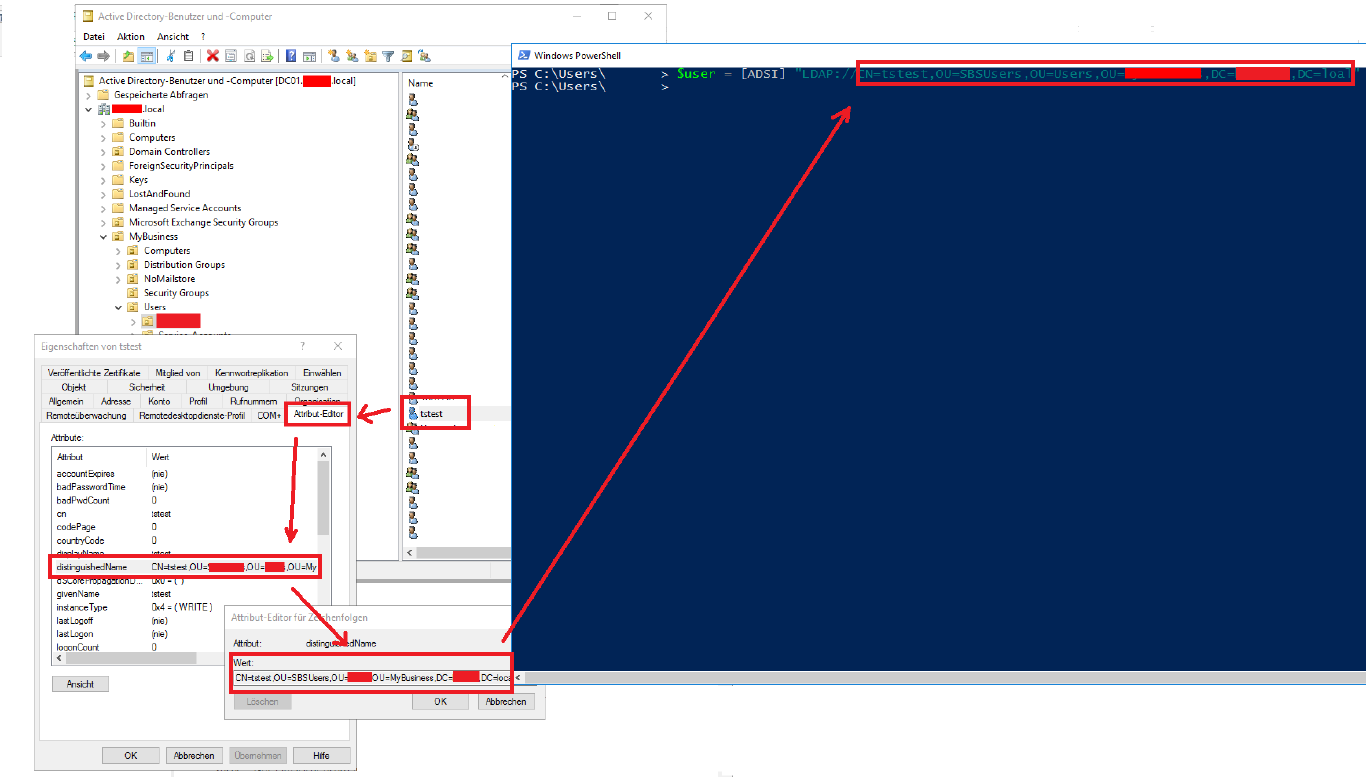 Changing terminalserverprofilepath using powershell hack zen werk